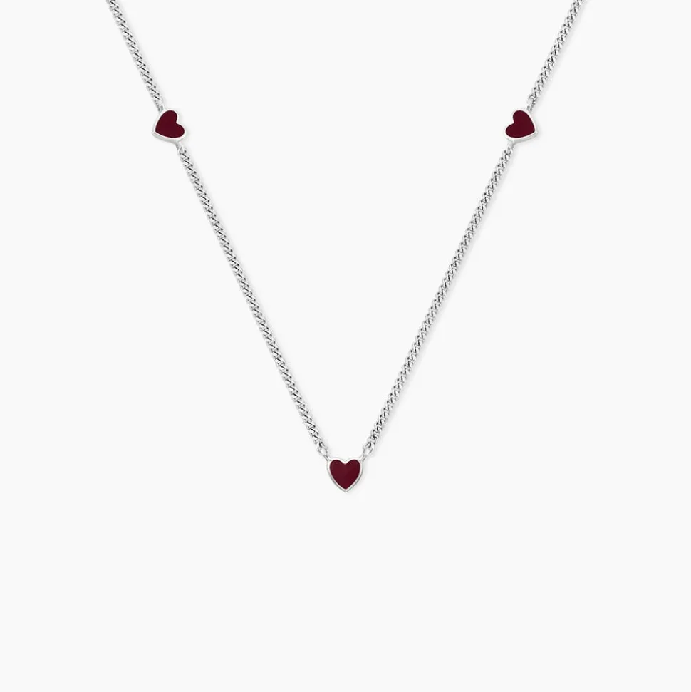 Collier Griotte Argent Blanc