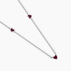 Collier Griotte Argent Blanc