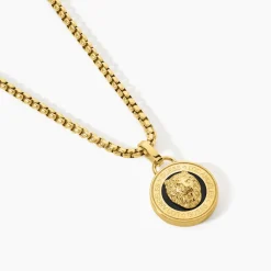 Collier Guess Lion King Acier Jaune|GUESS BIJOUX Hot