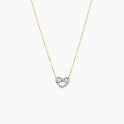 Collier Gwenneth Or Jaune Oxyde De Zirconium