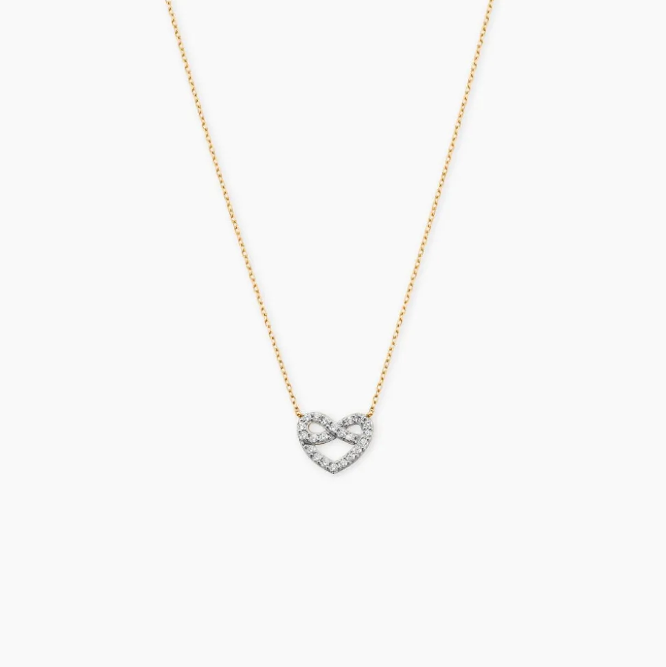 Collier Gwenneth Or Jaune Oxyde De Zirconium