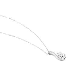 Collier Gwennoal Or Blanc Oxyde|Marc Orian New