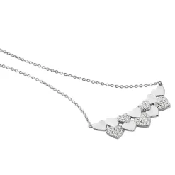 Collier Haylee Argent Blanc Oxyde De Zirconium|Marc Orian Online