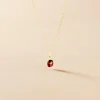 Collier Helidie Coccinelle Or Jaune