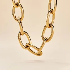 Collier Hennie Acier Doré|Marc Orian Outlet