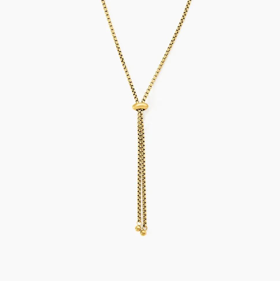 Collier Hollie Acier Jaune