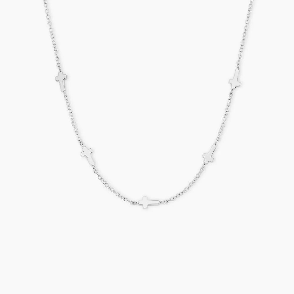 Collier Hope Argent Blanc|Marc Orian