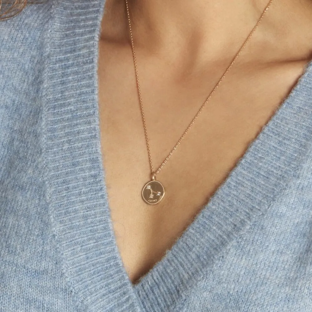 Collier Iago Plaqué Or Oxydes De Zirconium|Marc Orian Best