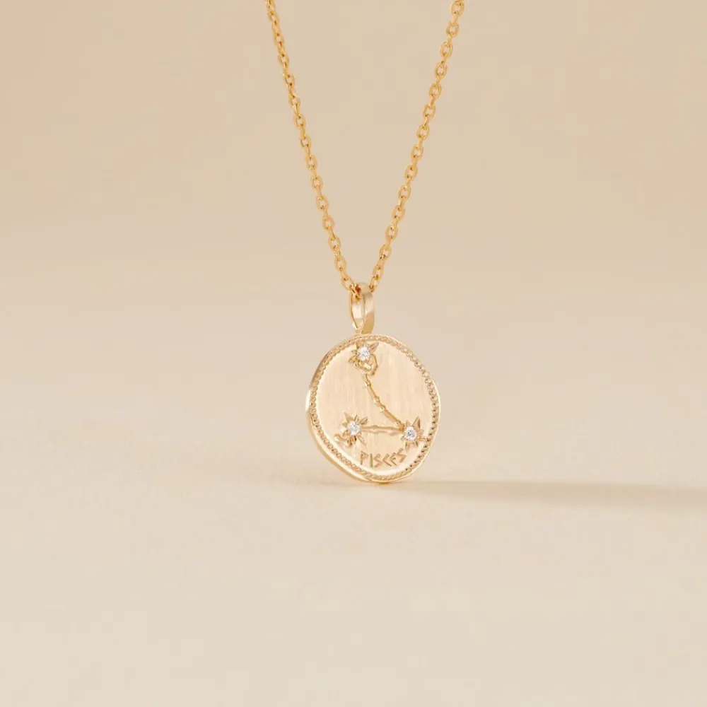 Collier Iago Plaqué Or Oxydes De Zirconium|Marc Orian Sale