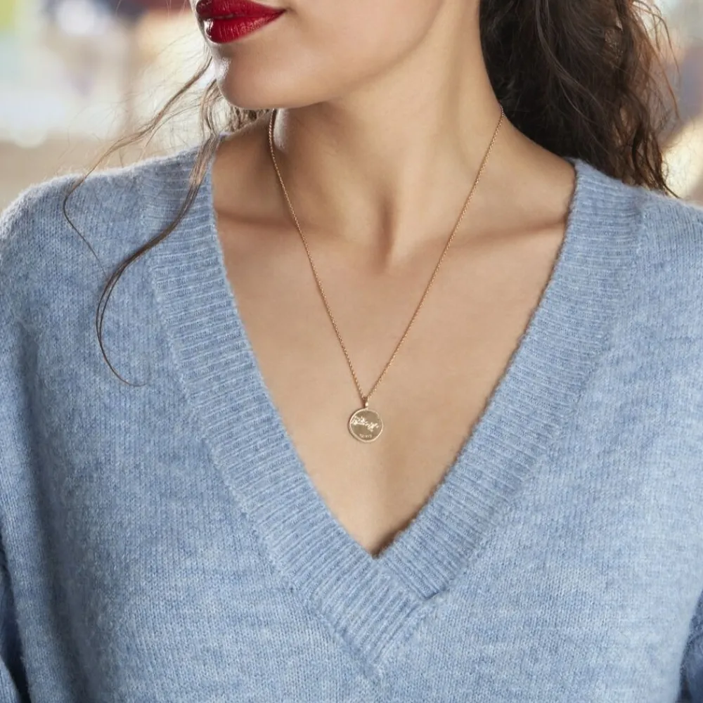 Collier Iago Plaqué Or Oxydes De Zirconium|Marc Orian Outlet