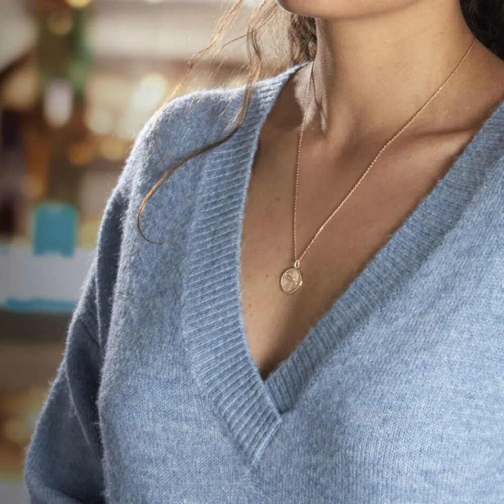 Collier Iago Plaqué Or Oxydes De Zirconium|Marc Orian Outlet
