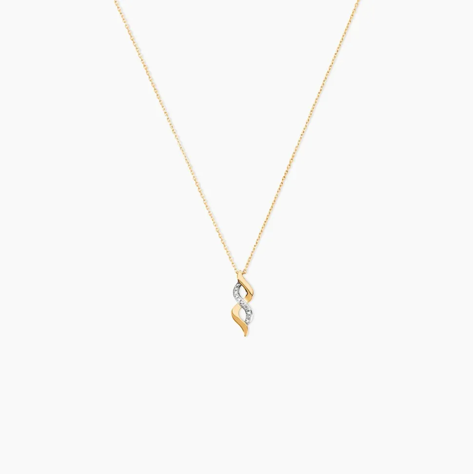 Collier Ilarione Or Jaune Diamant