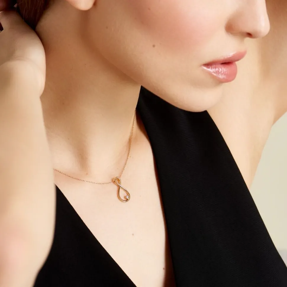 Collier Illes Or Jaune Diamant
