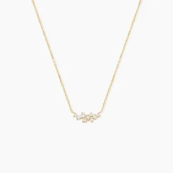 Collier Illumia Or Jaune Oxyde De Zirconium