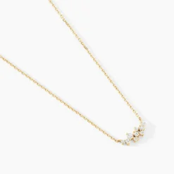 Collier Illumia Or Jaune Oxyde De Zirconium