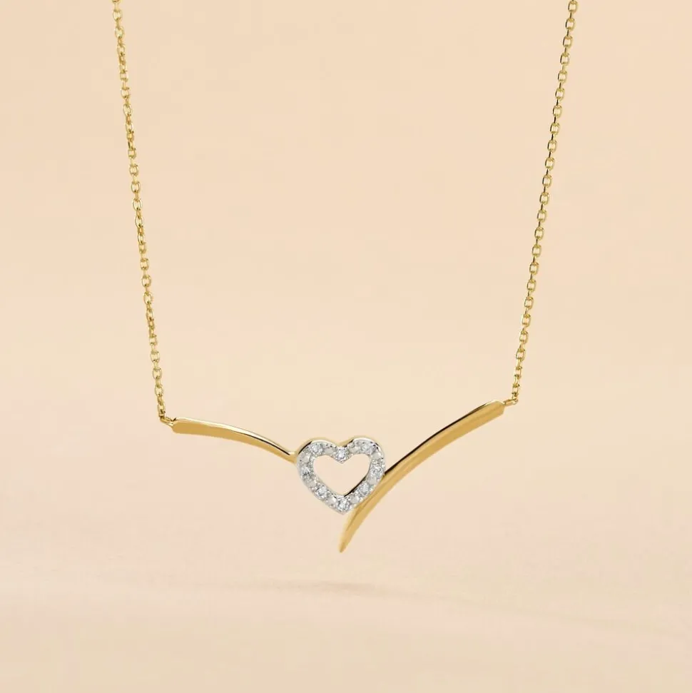 Collier Ilsabe Or Jaune Diamant