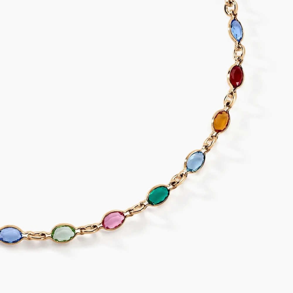 Collier Ilvaae Plaqué Or Jaune Pierre De Synthese|Marc Orian Hot