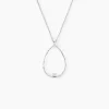 Collier Inez Argent Blanc Oxyde De Zirconium|Marc Orian Best