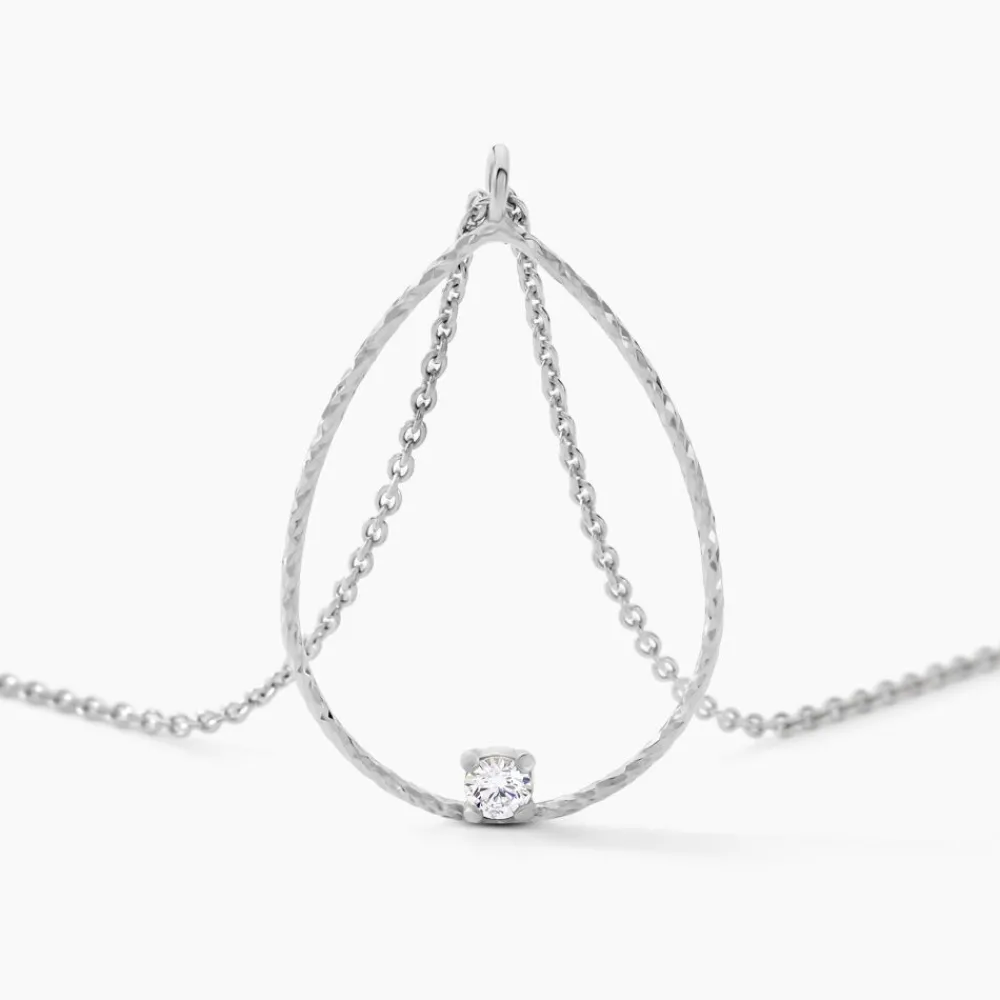 Collier Inez Argent Blanc Oxyde De Zirconium|Marc Orian Best