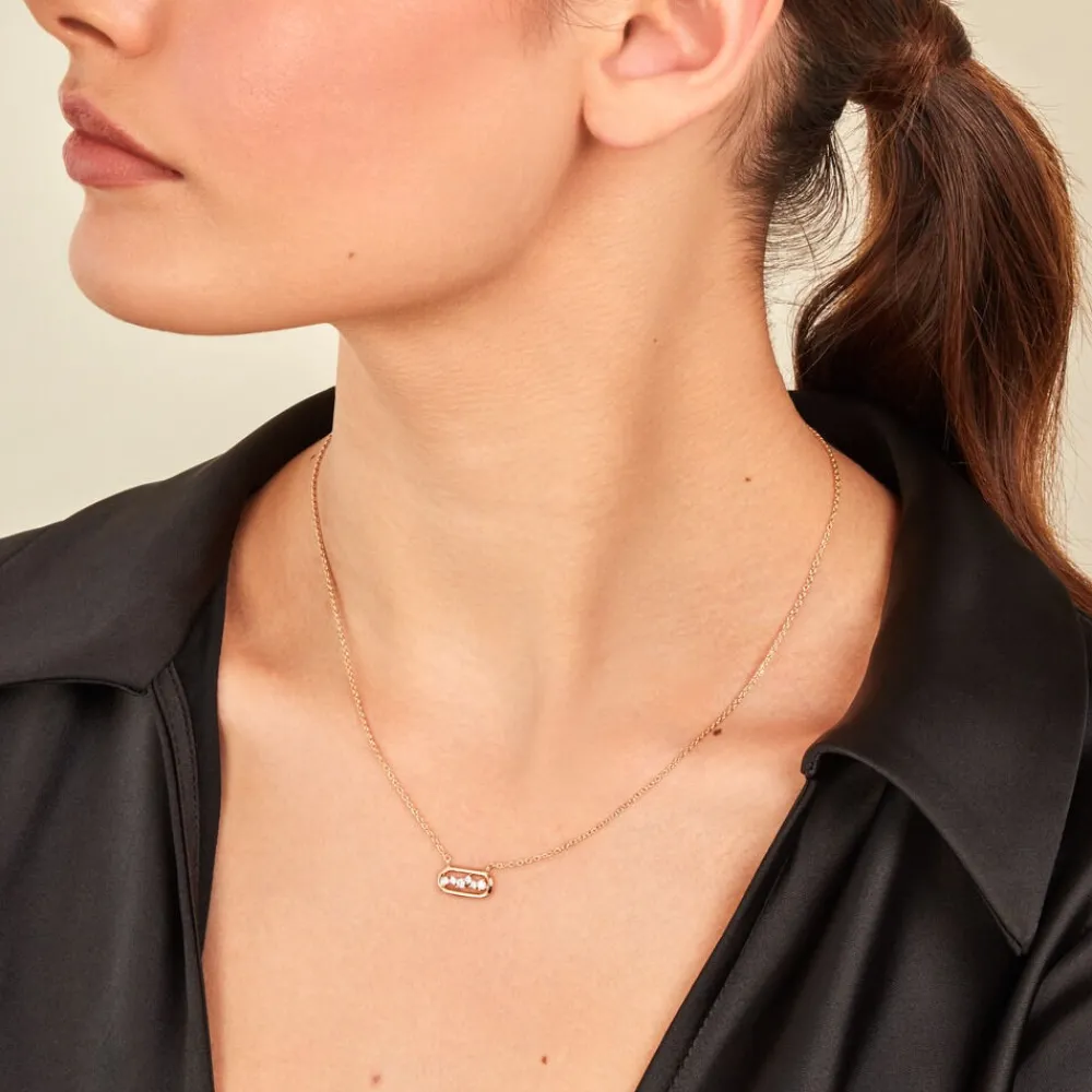 Collier Infinitude Plaqué Or Doré Oxyde De Zirconium|Marc Orian Discount