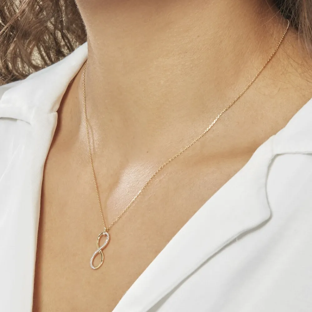Collier Infino Or Jaune Diamant|Marc Orian Online