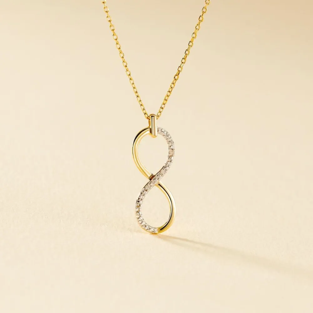 Collier Infino Or Jaune Diamant|Marc Orian Online
