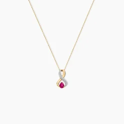 Collier Iolo Or Jaune Rubis