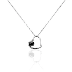 Collier Isalyne Argent Blanc Céramique|Marc Orian Hot