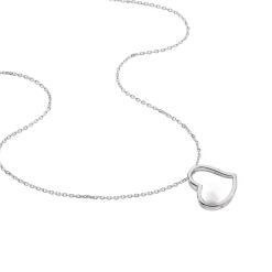 Collier Isalyne Argent Blanc Céramique|Marc Orian Discount