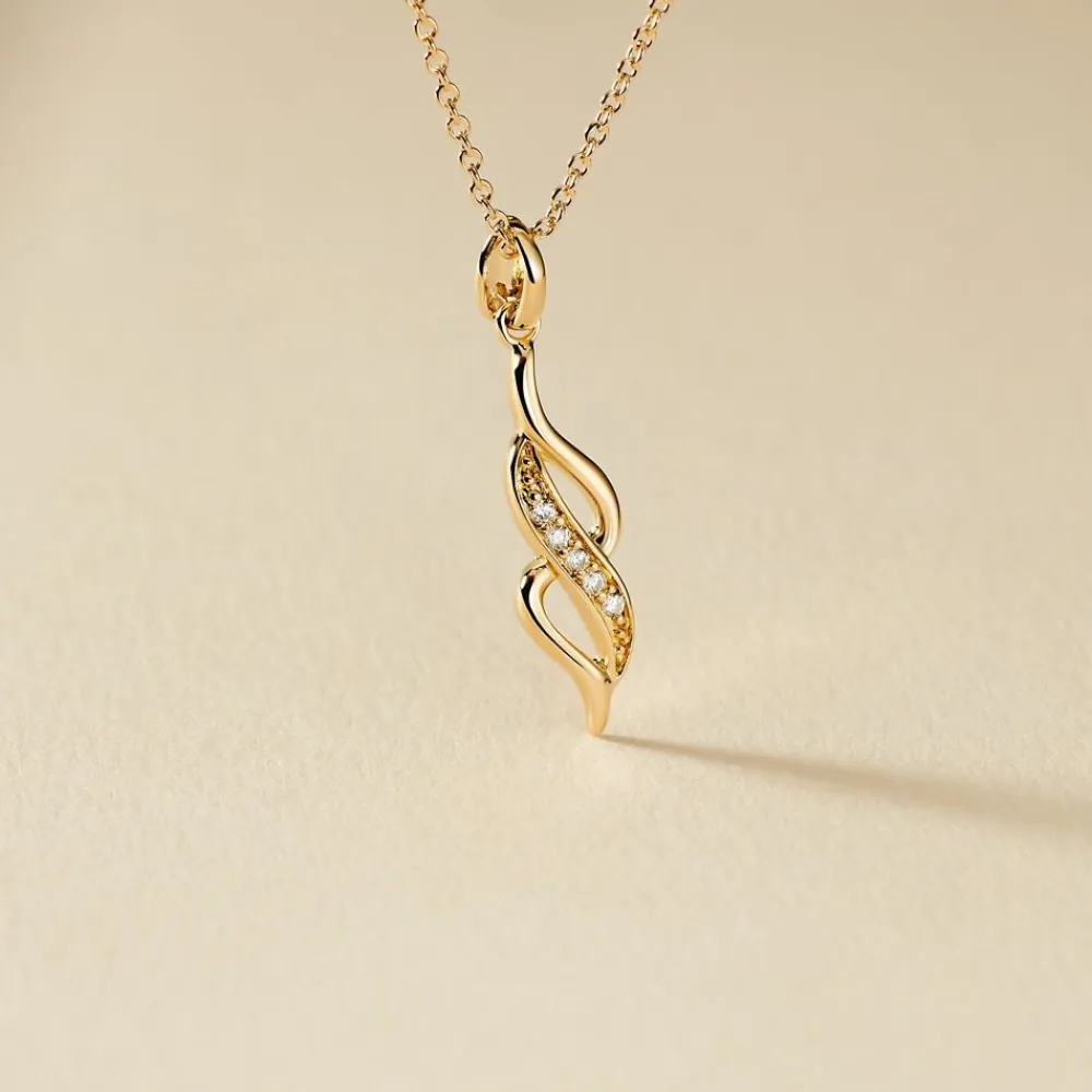 Collier Ishaae Plaqué Or Jaune Oxyde De Zirconium|Marc Orian Best