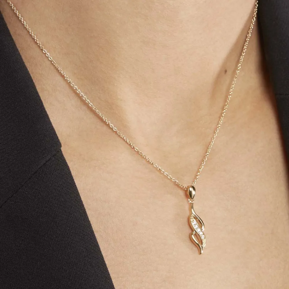 Collier Ishaae Plaqué Or Jaune Oxyde De Zirconium|Marc Orian Best