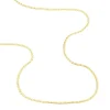 Collier Ivy Maille Haricot Or Jaune