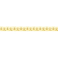 Collier Ivy Maille Haricot Or Jaune