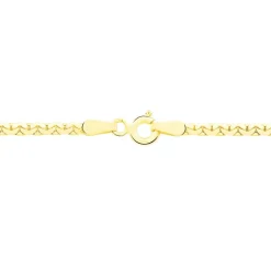 Collier Ivy Maille Haricot Or Jaune