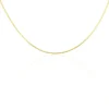 Collier Ivy Maille Haricot Or Jaune