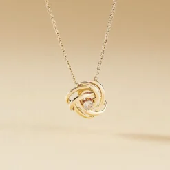 Collier Iwaki Plaqué Or Jaune Oxyde De Zirconium|Marc Orian Clearance