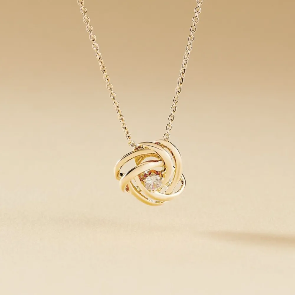 Collier Iwaki Plaqué Or Jaune Oxyde De Zirconium|Marc Orian Clearance