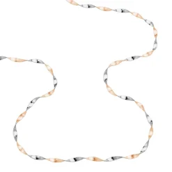 Collier Izar Torsadee Or Bicolore