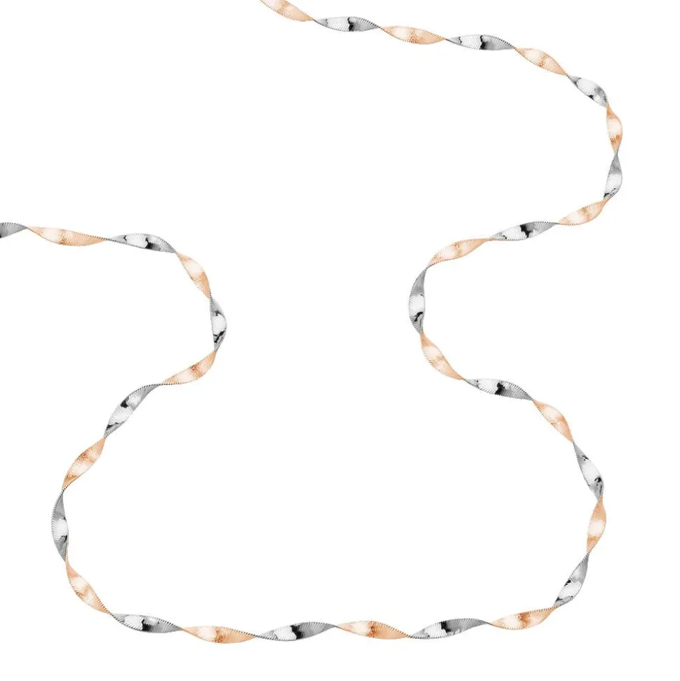 Collier Izar Torsadee Or Bicolore
