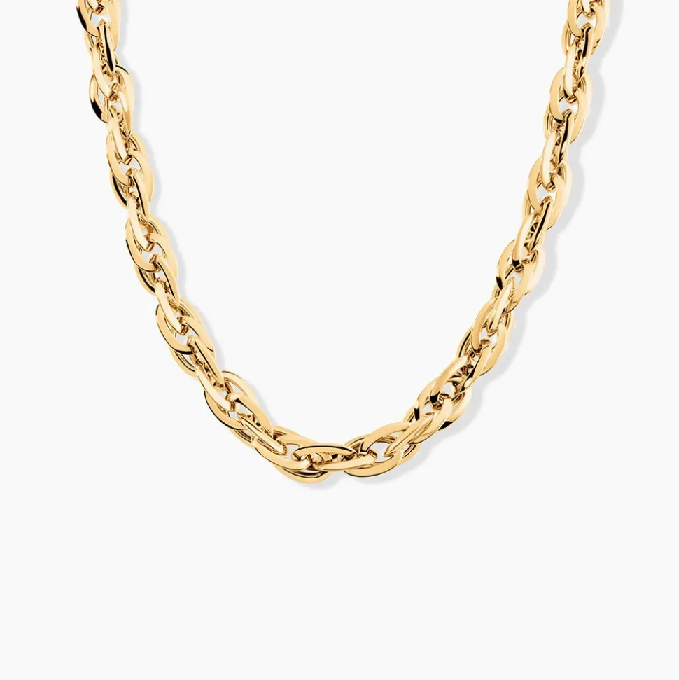 Collier Izar Torsadee Or Jaune