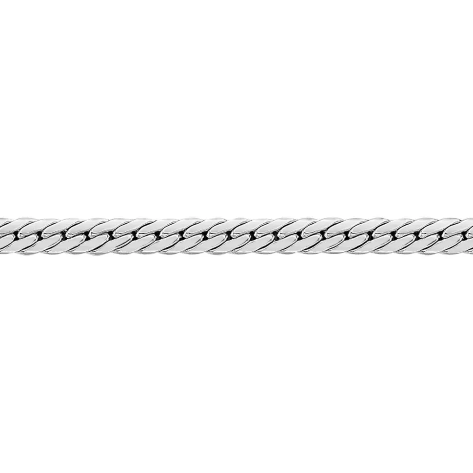 Collier Izel Maille Anglaise Or Blanc