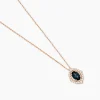 Collier Janna Or Rose Topaze Et Oxyde De Zirconium