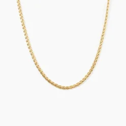 Collier Jayna Maille Palmier Or Jaune