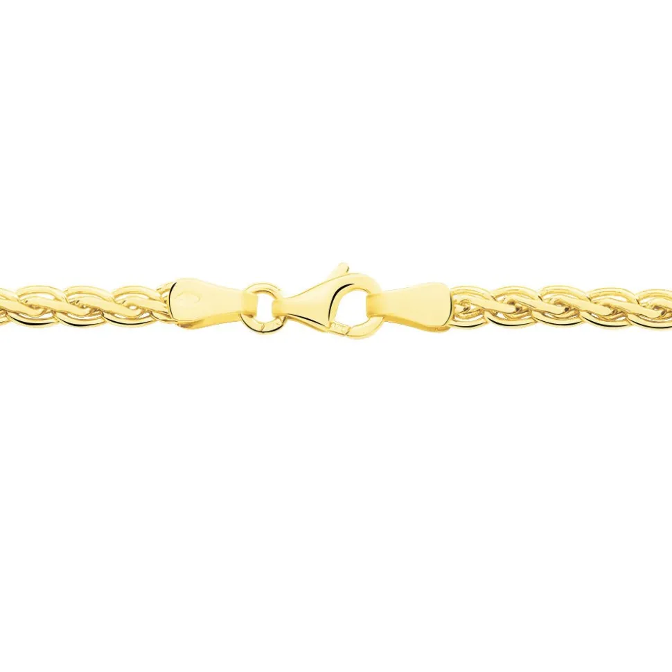 Collier Jayna Maille Palmier Or Jaune