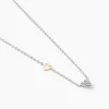 Collier Joia Or Jaune Argent Blanc Oxyde De Zirconium|Marc Orian Sale