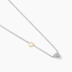 Collier Joia Or Jaune Argent Blanc Oxyde De Zirconium|Marc Orian Sale