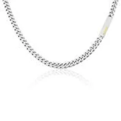 Collier Olympe Acier Blanc|JOURDAN New