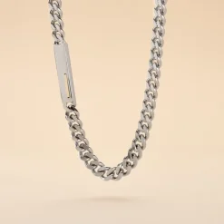Collier Olympe Acier Blanc|JOURDAN New