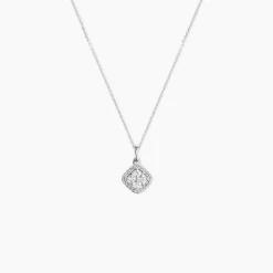 Collier Justina Argent Blanc Oxyde De Zirconium|Marc Orian Online