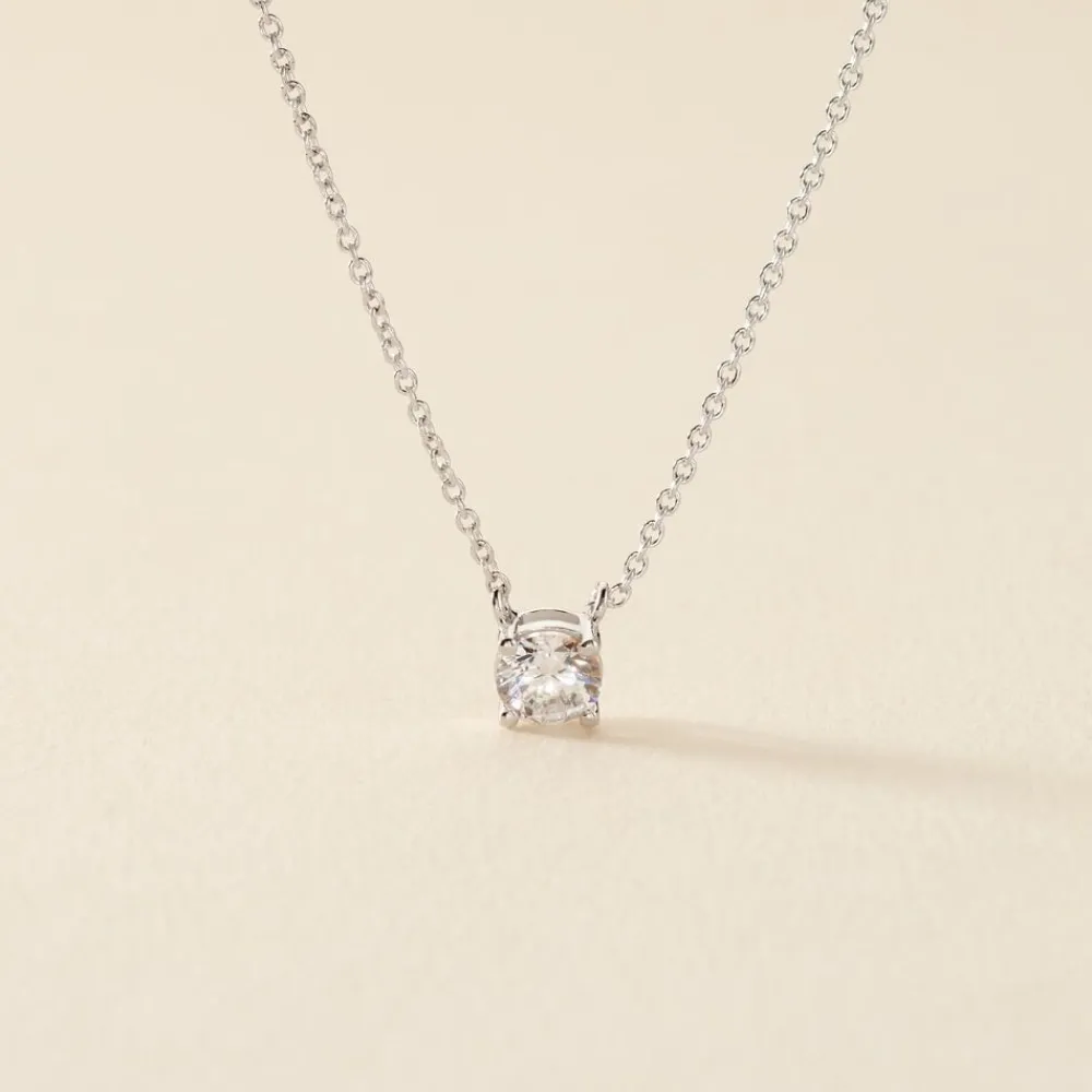 Collier Kariane Argent Blanc Oxyde De Zirconium|Marc Orian